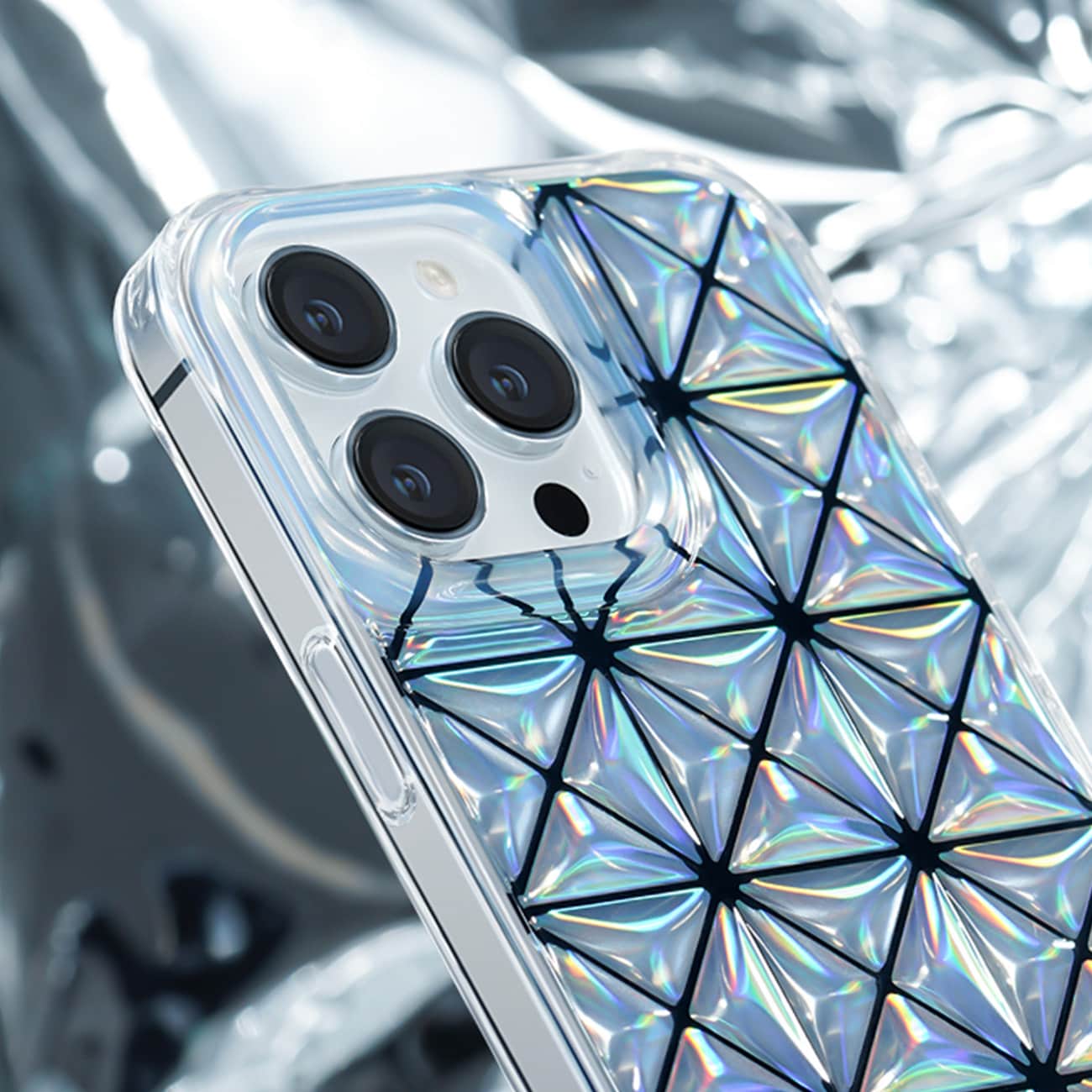 Kingxbar Miya sarjan tapauksessa iPhone 14 Plus takakansi sateenkaaren takakansi takaisin kansi