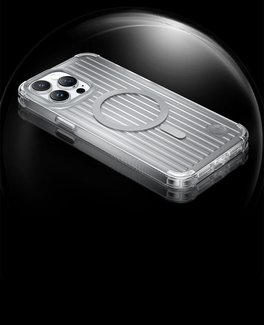 Kingxbar PQY Go Out -sarjan magneettinen kotelo iPhone 14 Plus MagSafe musta