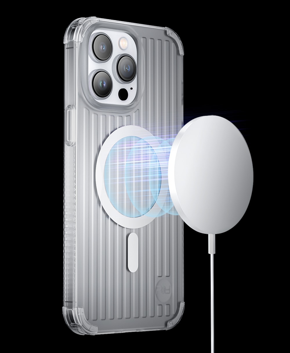 Kingxbar PQY Go Out -sarjan magneettinen kotelo iPhone 14 Plus MagSafe musta