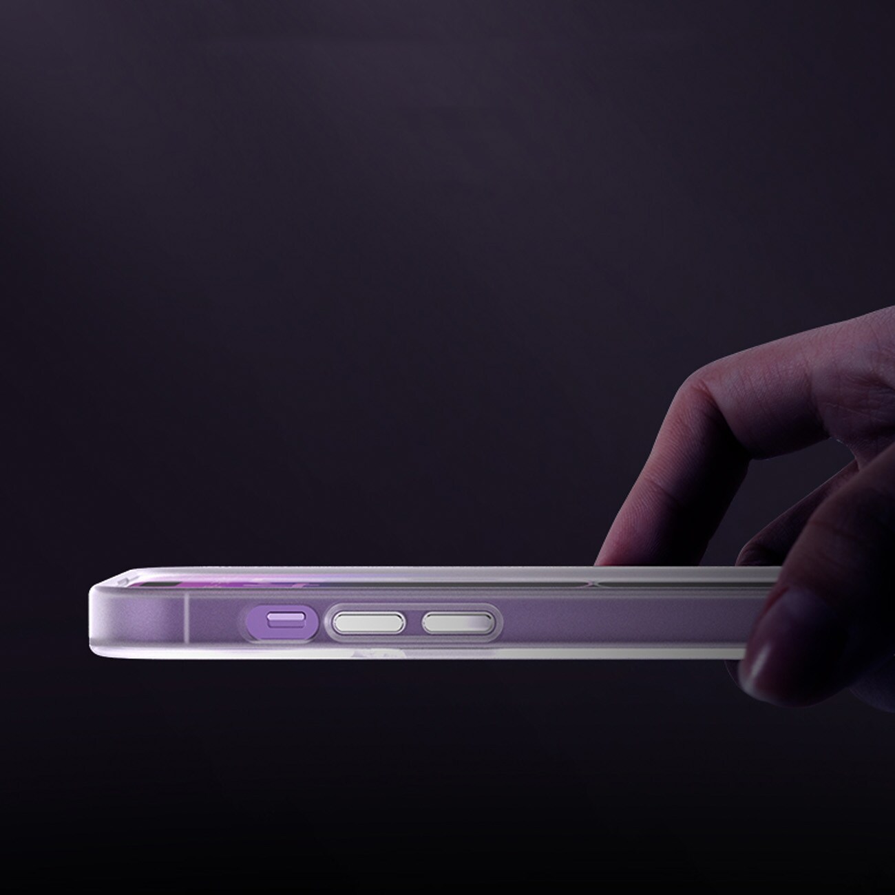 Kingxbar PQY Geek-sarjan magneettinen kotelo iPhone 14 Plus MagSafe hopealle
