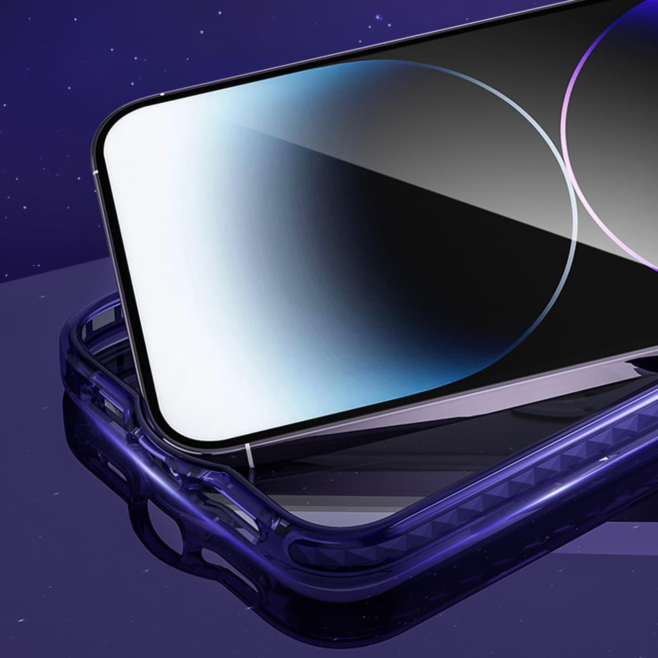 Kingxbar PQY Ice Crystal -sarjan magneettinen kotelo iPhone 14 Plus MagSafe hopealle