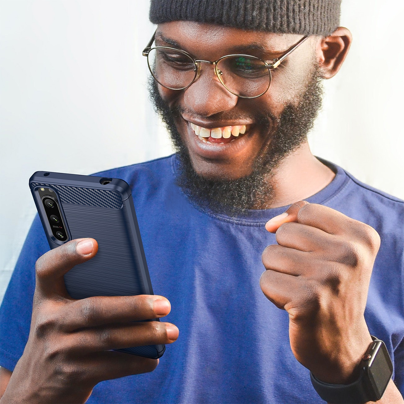 Thunder Case tapauksessa Realme C35 silikoni panssari tapauksessa musta
