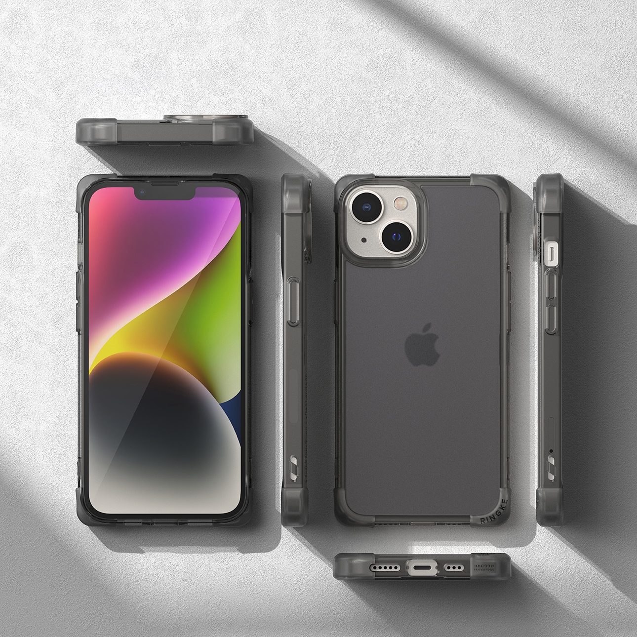 Ringke Fusion Bumper tapauksessa iPhone 14 Plus harmaa