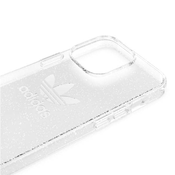 Adidas TAI suojaava kirkas tapaus Glitter iPhone 13 Pro / iPhone 13 - läpinäkyvä hopea
