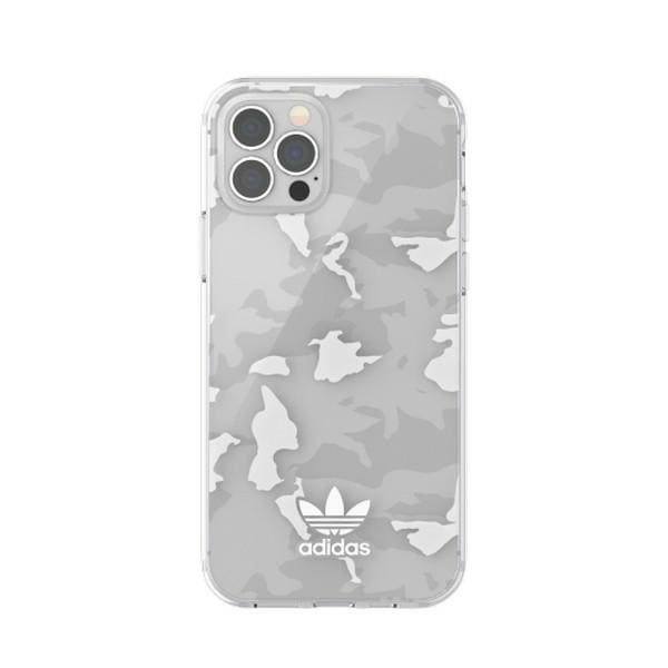 Adidas OR SnapCase Camo iPhone 12/12 Pro läpinäkyvä/valkoinen 43705