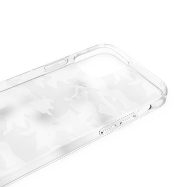 Adidas OR SnapCase Camo iPhone 12/12 Pro läpinäkyvä/valkoinen 43705