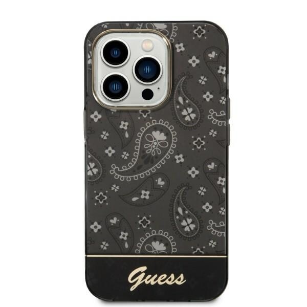 Guess Bandana Paisley iPhone 14 Pro 6.1" kotelo - musta