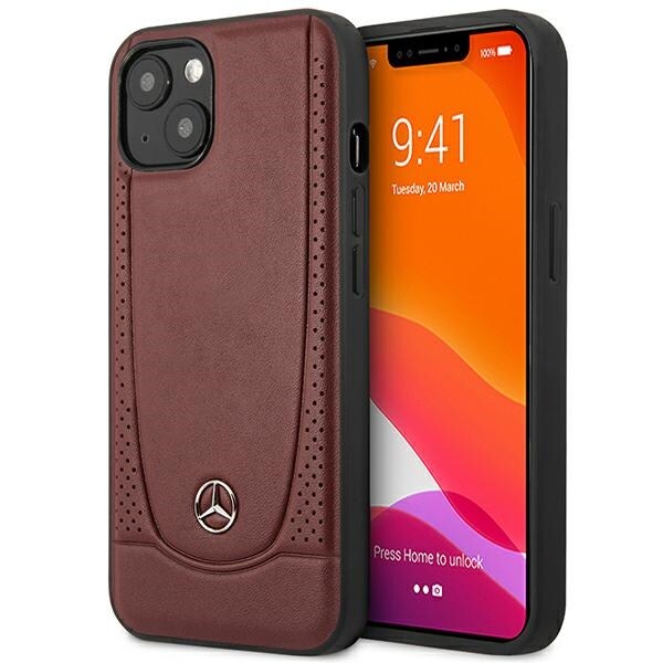 Mercedes MEHCP14MARMRE iPhone 14 Plus 6.7 "punainen / punainen kotelo Nahka Urban Bengale