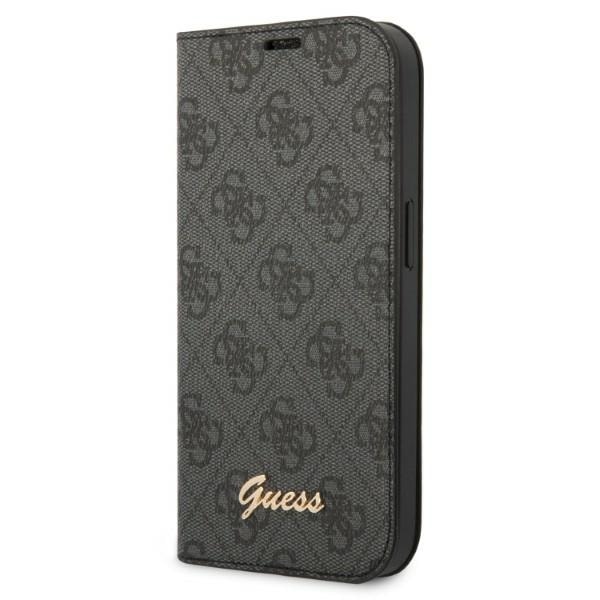 Guess GUBKP14XHG4SHK iPhone 14 Pro Max 6.7 "musta / musta kirja 4G Vintage Gold Logo