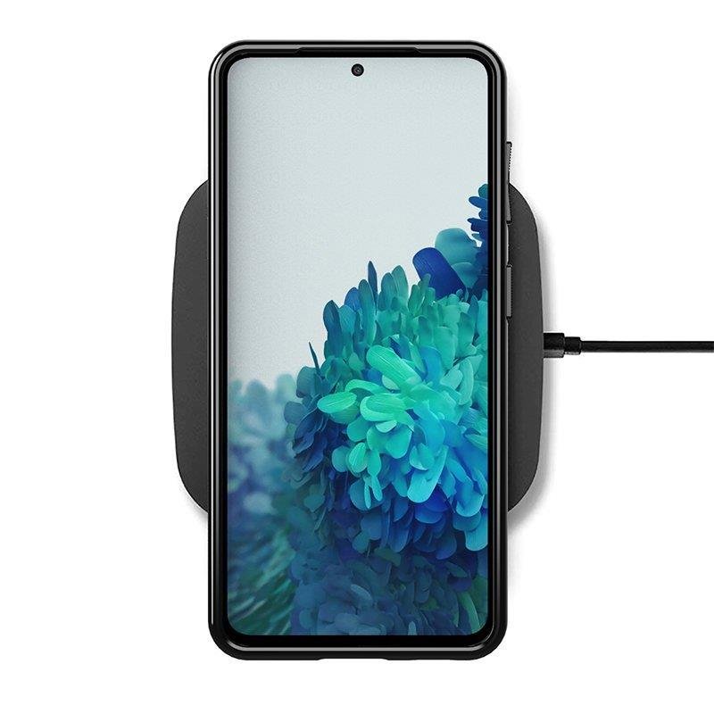Thunder Case tapauksessa Samsung Galaxy S23+ silikoni panssari tapauksessa musta