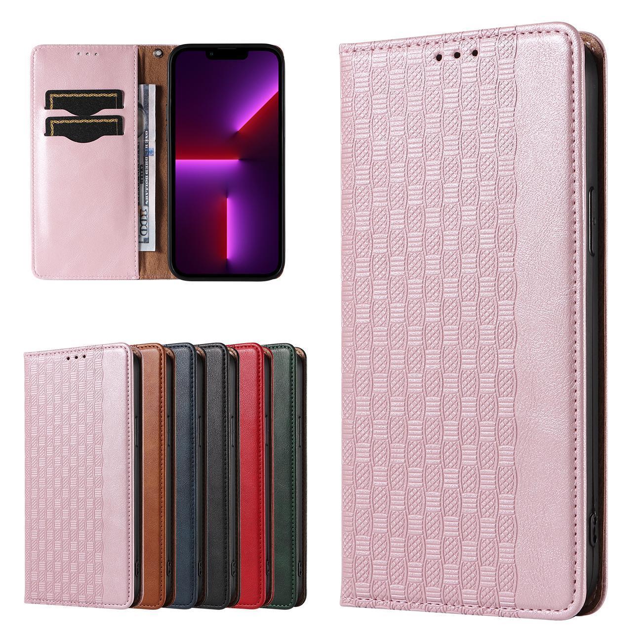 Magnet Hihna Kotelo Samsung Galaxy S23+ Flip Lompakko Mini Lanyard Stand Pinkki