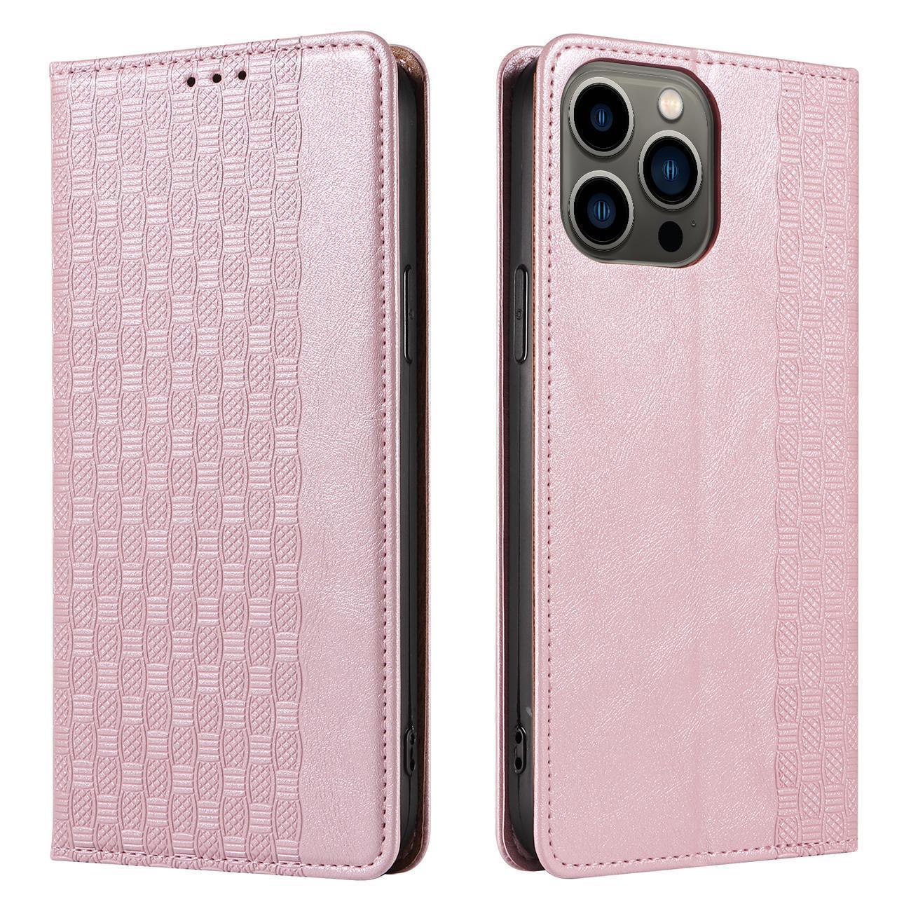 Magnet Hihna Kotelo Samsung Galaxy S23+ Flip Lompakko Mini Lanyard Stand Pinkki