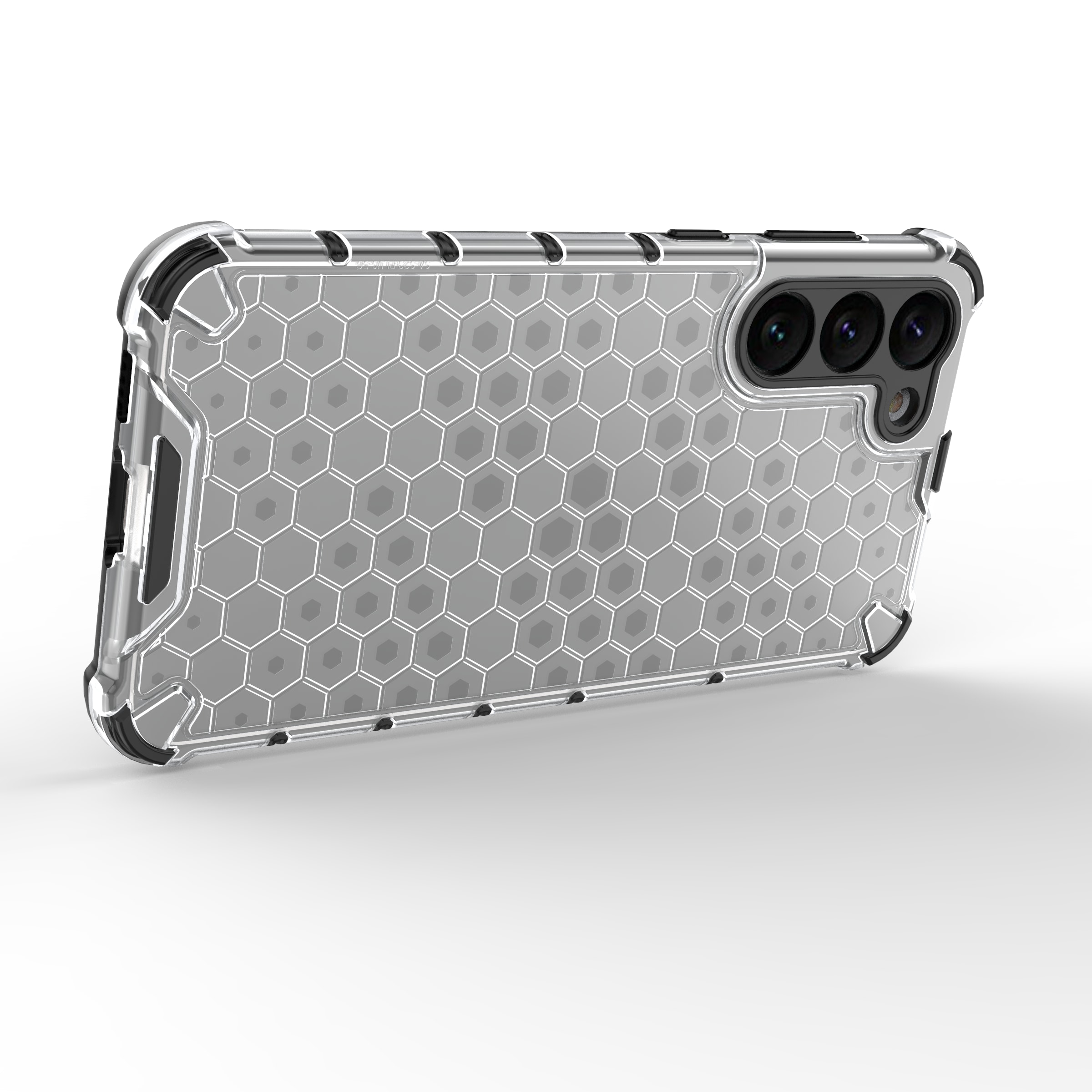 Honeycomb tapauksessa Samsung Galaxy S23+ panssaroitu hybridi kansi musta