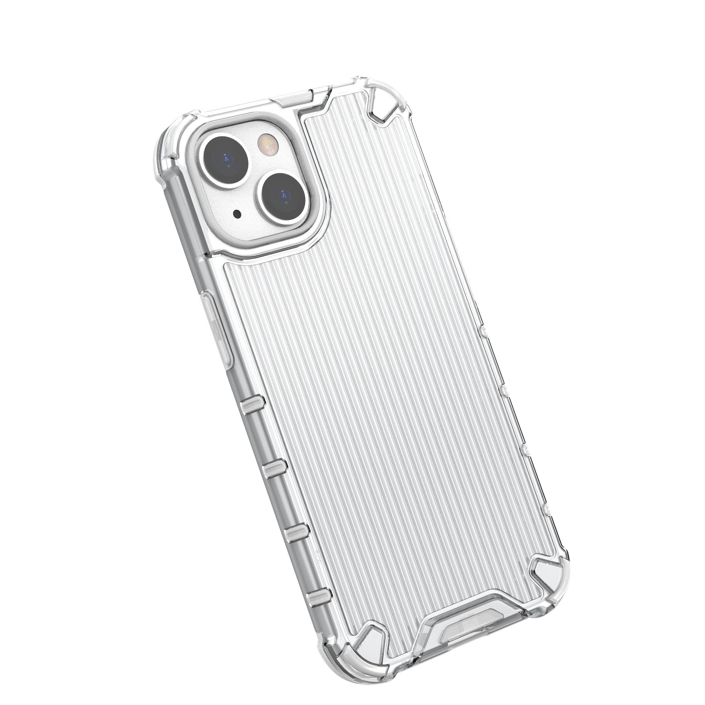 Ombre Protect Case varten iPhone 13 vaaleanpunainen ja sininen panssaroitu tapauksessa