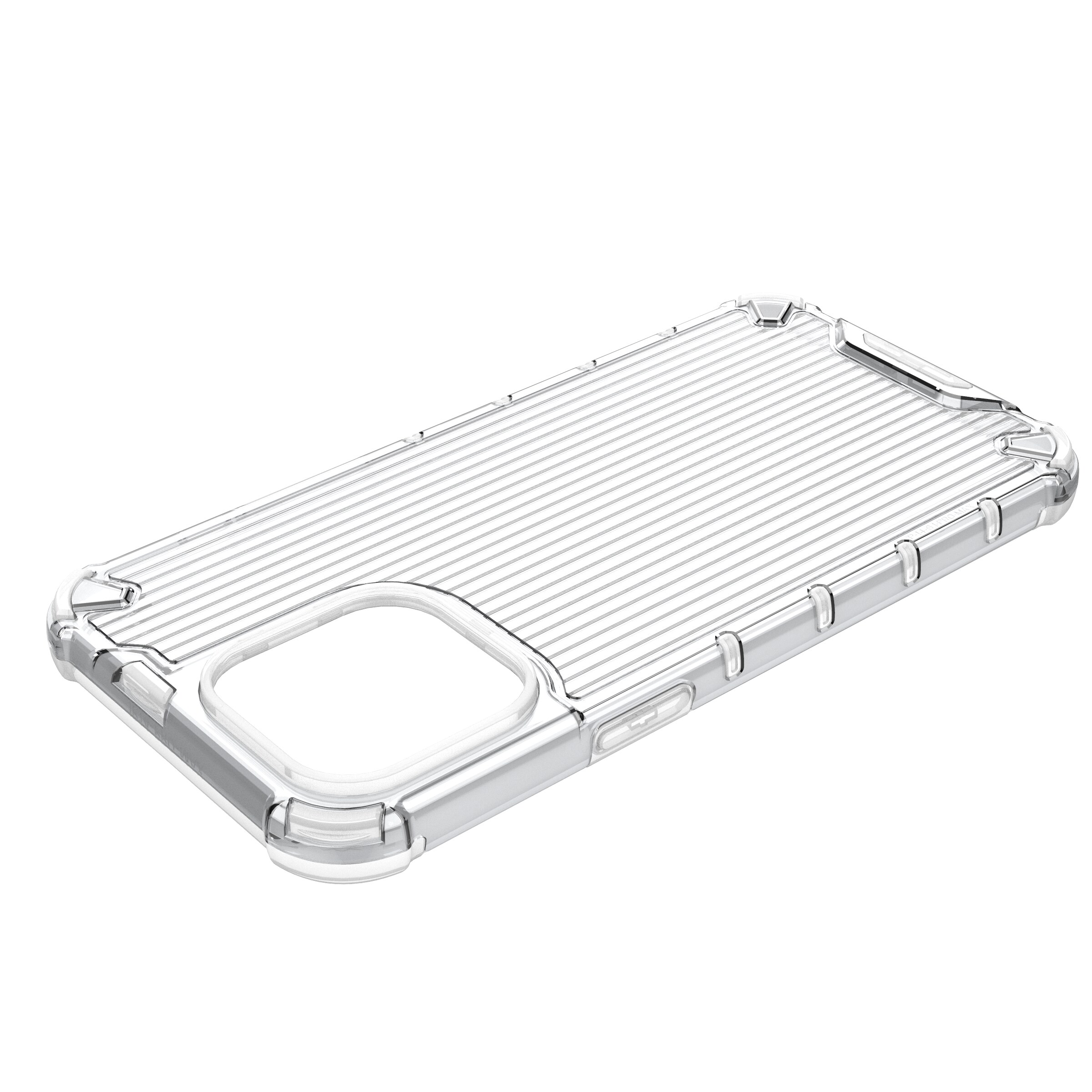Ombre Protect Case varten iPhone 13 Pro panssaroitu kansi vaaleanpunainen ja sininen