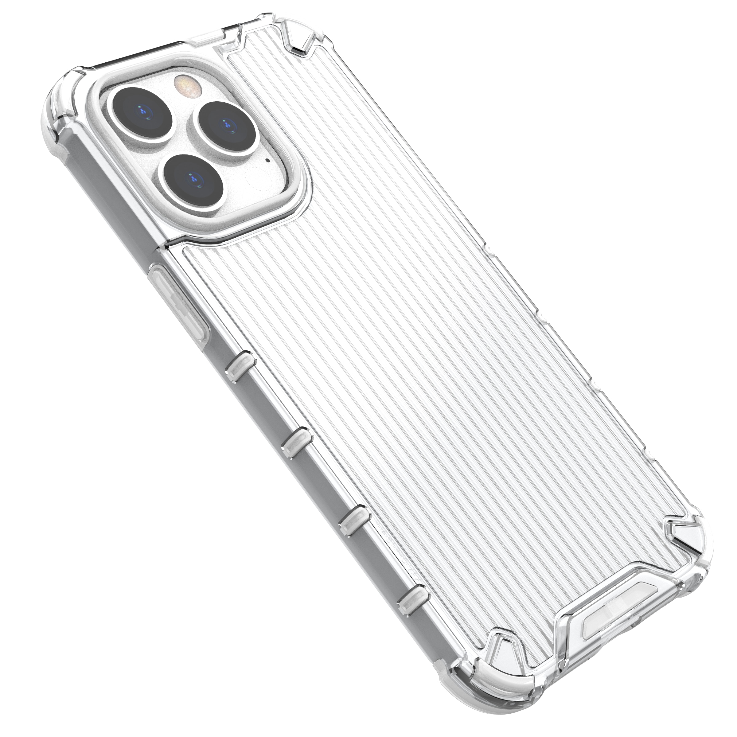 Ombre Protect Case varten iPhone 13 Pro panssaroitu kansi vaaleanpunainen ja sininen