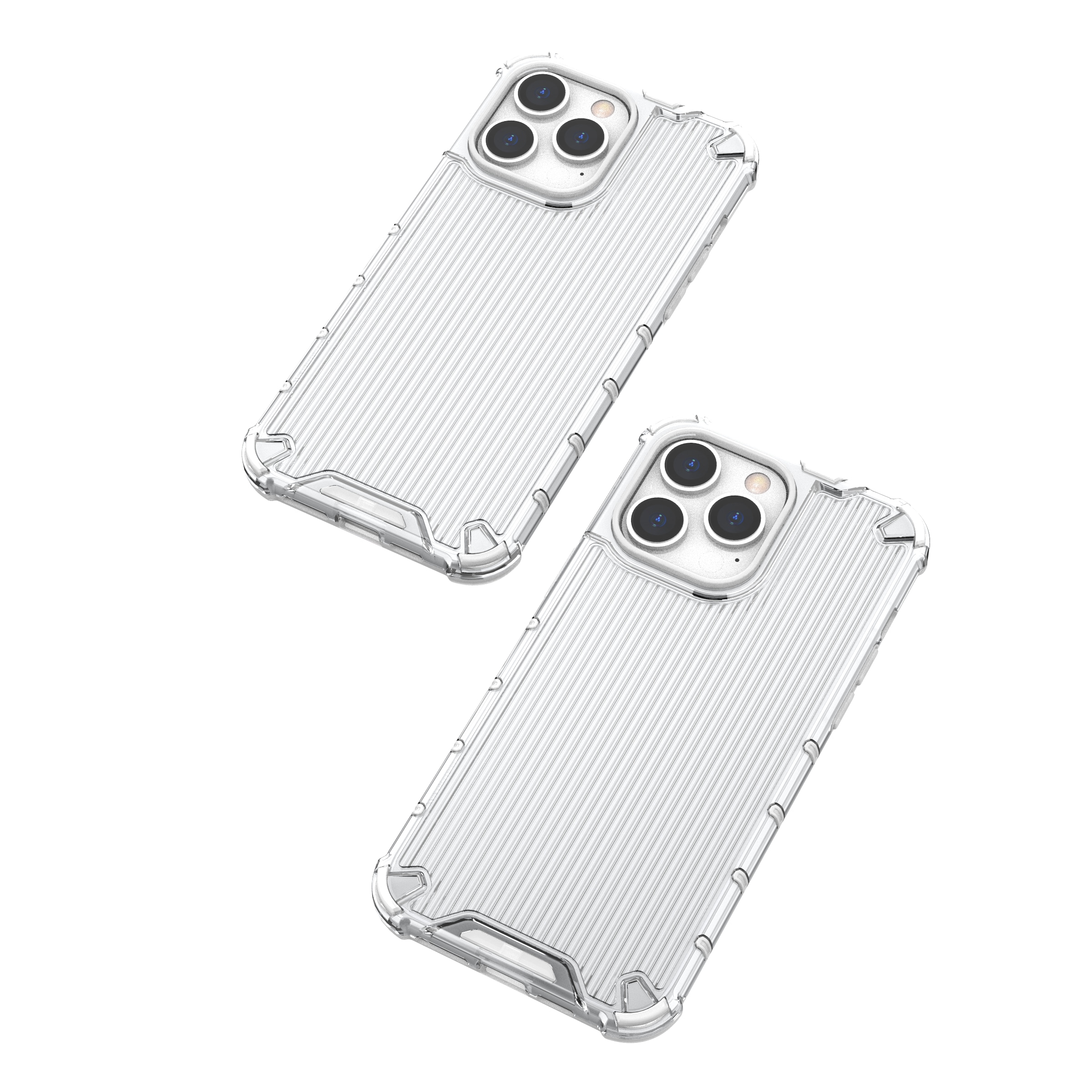 Ombre Protect Case varten iPhone 13 Pro panssaroitu kansi vaaleanpunainen ja sininen