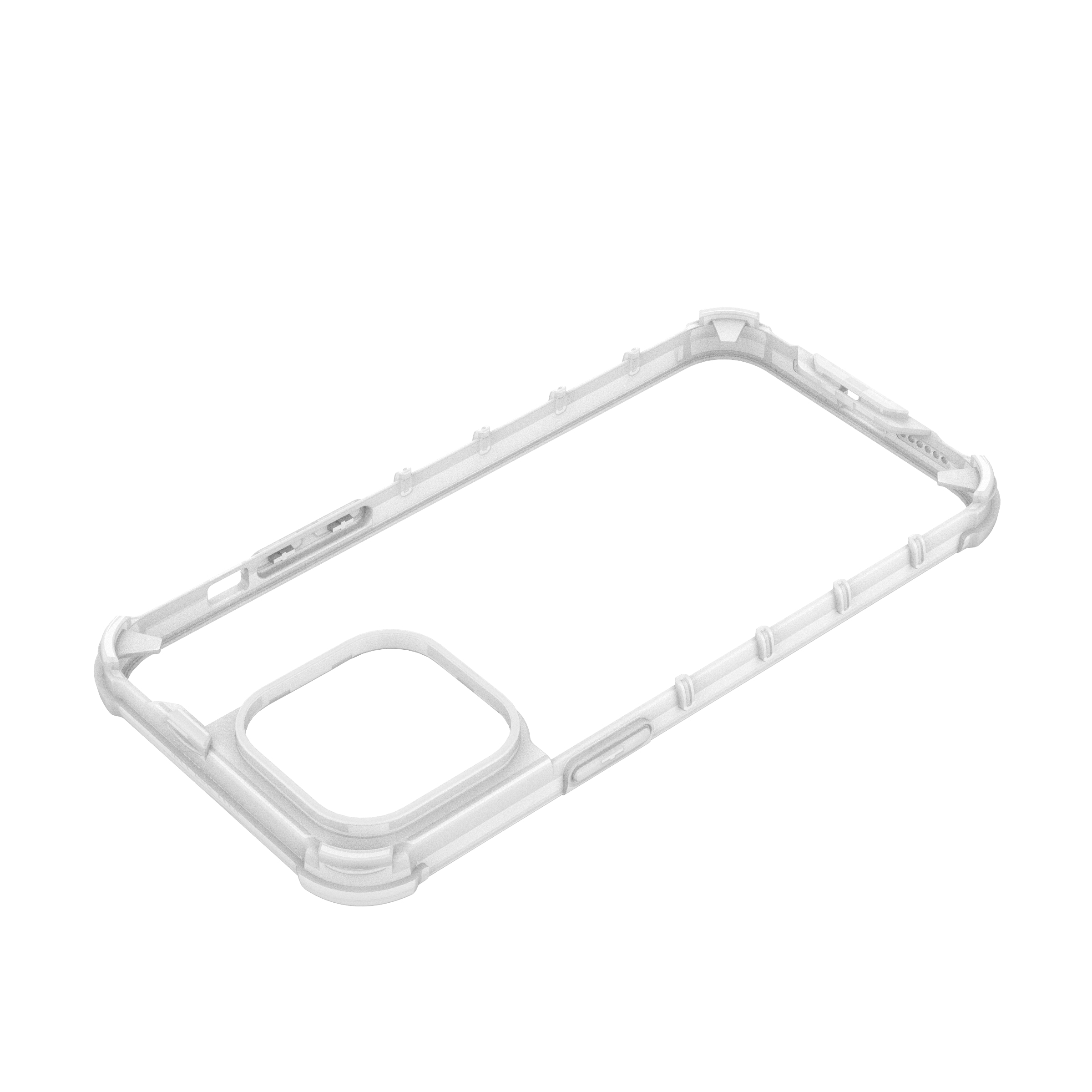 Ombre Protect Case varten iPhone 13 Pro panssaroitu kansi vaaleanpunainen ja sininen