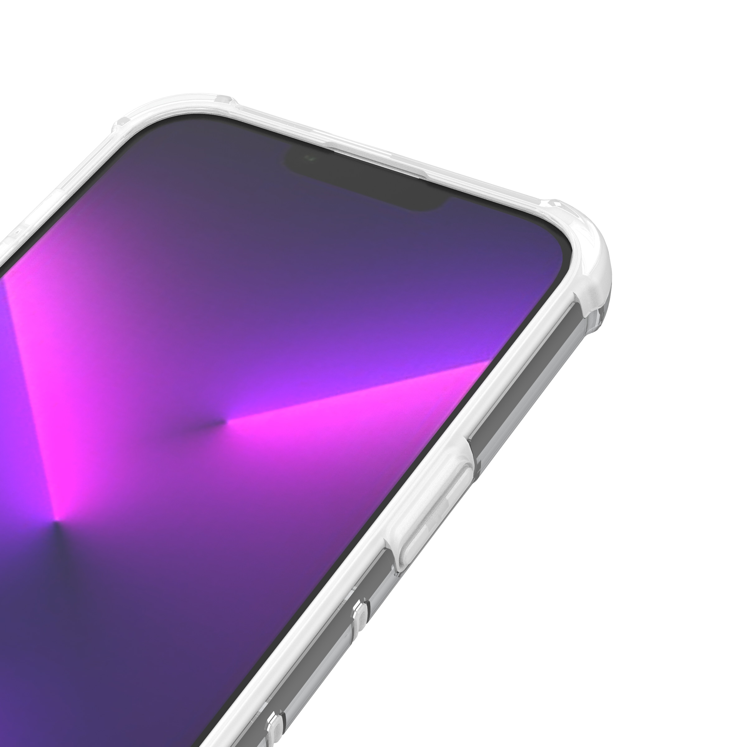 Ombre Protect Case for iPhone 13 Pro Max vaaleanpunainen ja sininen panssaroitu tapaus