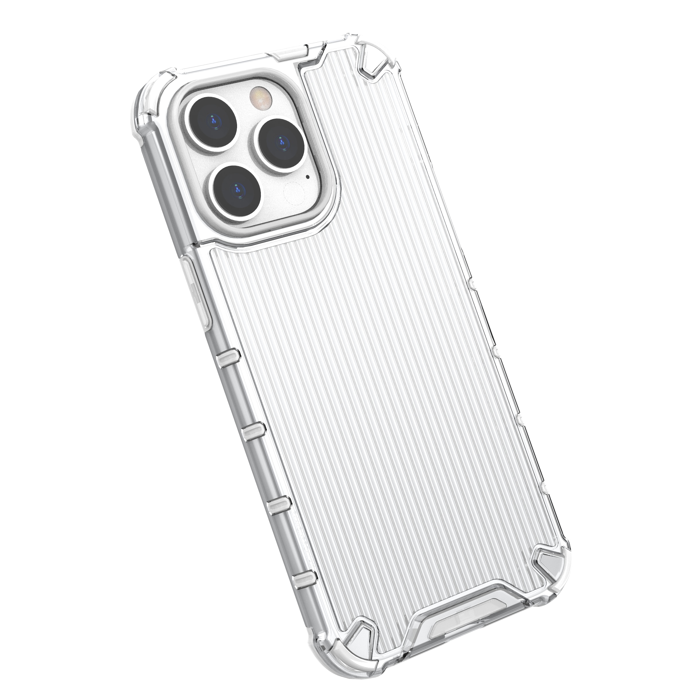 Ombre Protect Case for iPhone 13 Pro Max vaaleanpunainen ja sininen panssaroitu tapaus
