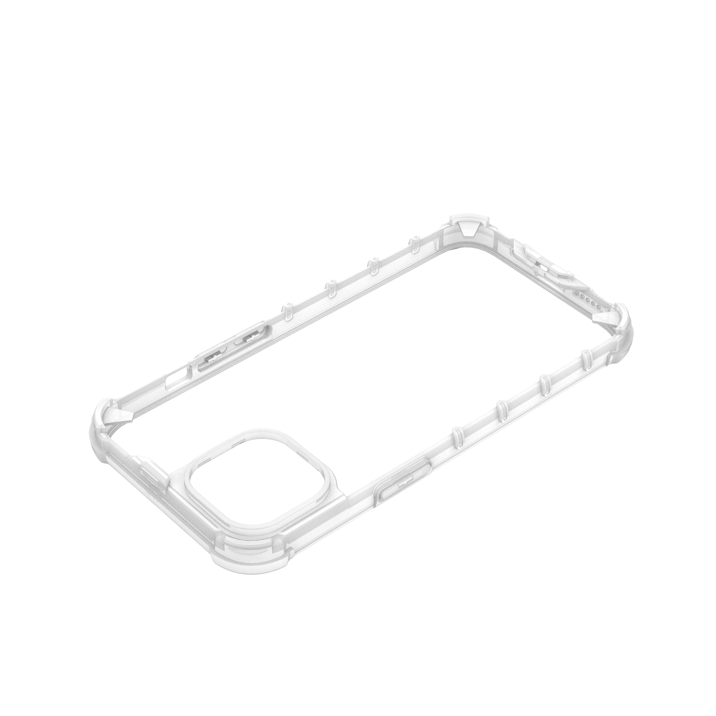 Ombre Protect Case varten iPhone 14 vaaleanpunainen ja sininen panssaroitu tapaus