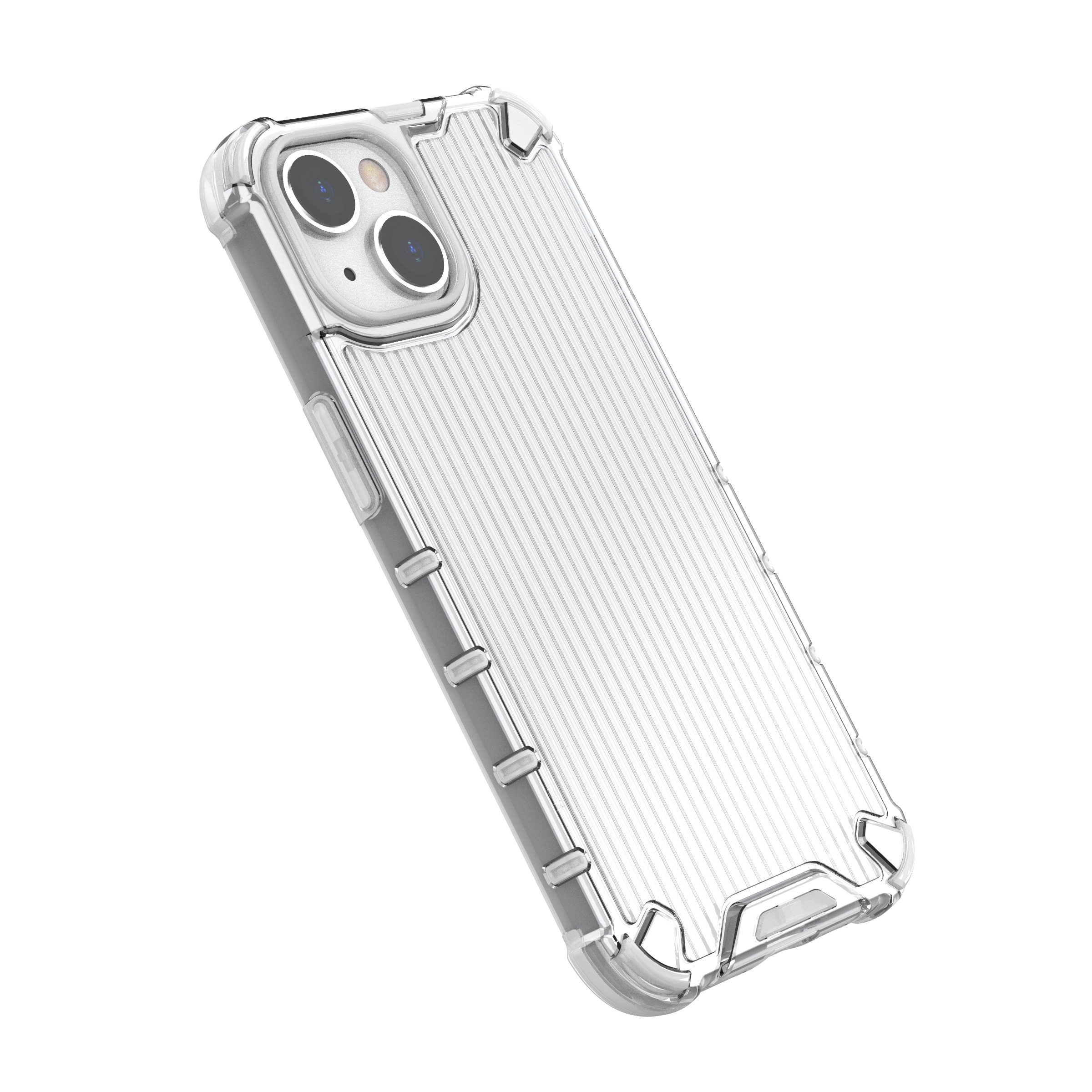 Ombre Protect Case varten iPhone 14 vaaleanpunainen ja sininen panssaroitu tapaus