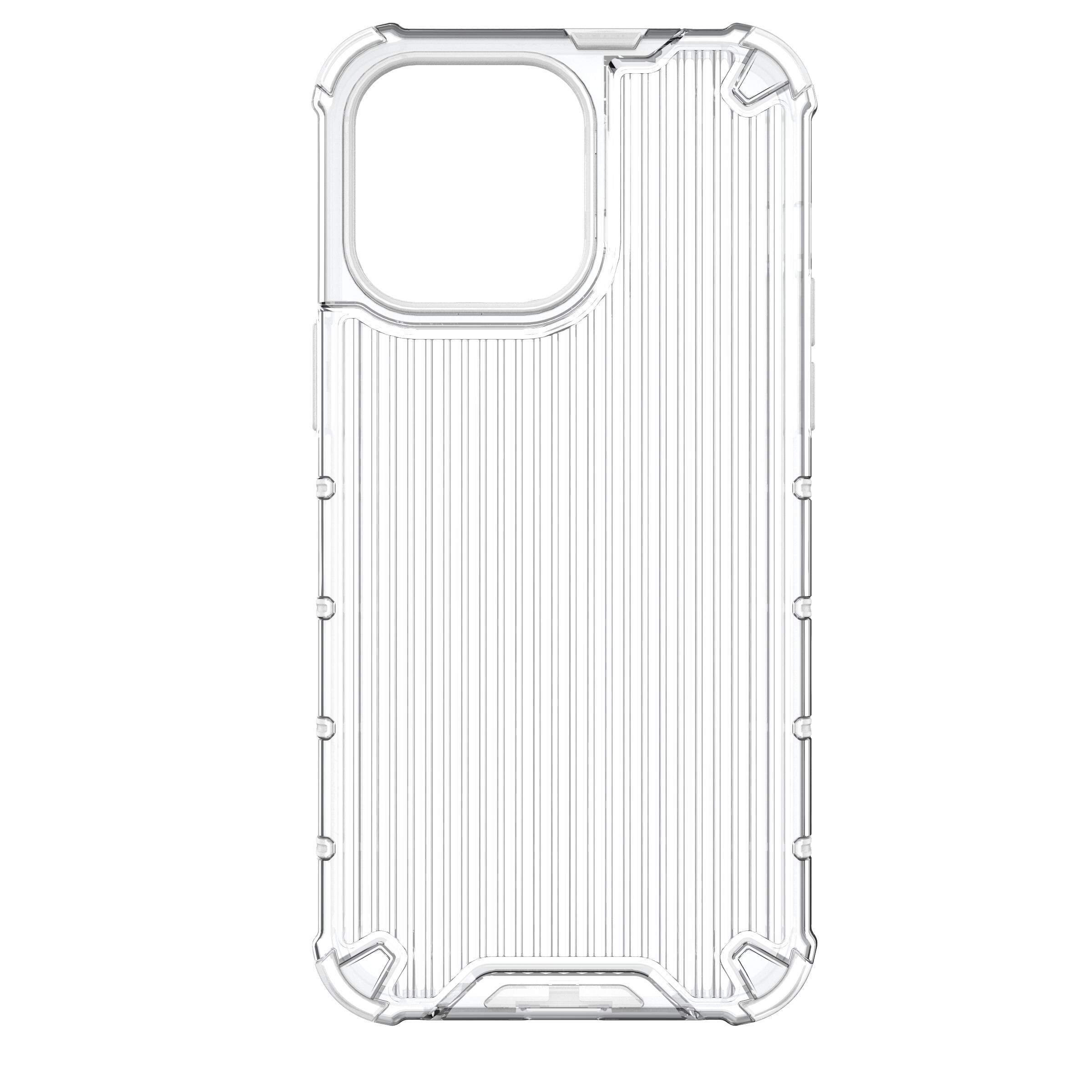 Ombre Protect Case for iPhone 14 Pro panssaroitu kansi vaaleanpunainen ja sininen