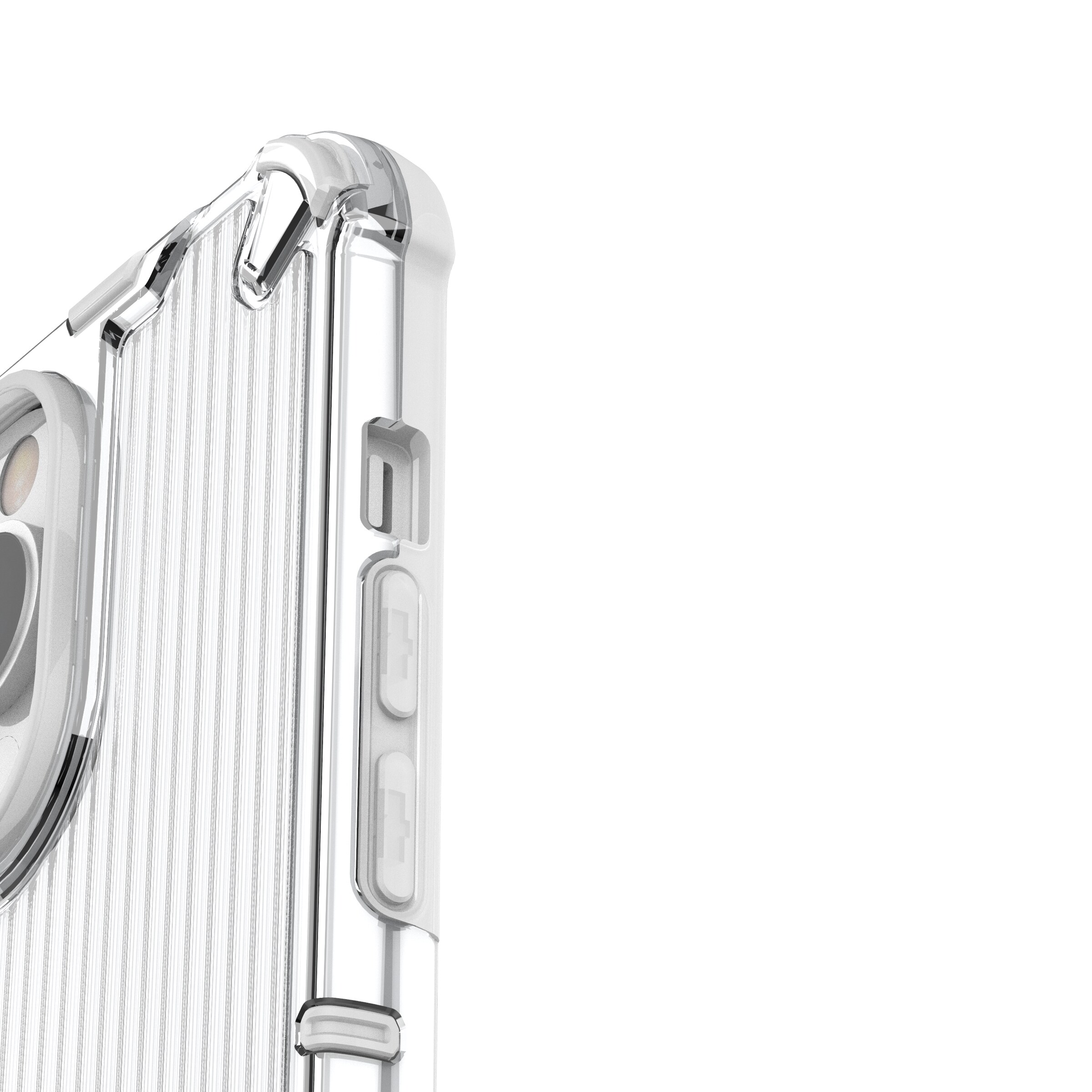 Ombre Protect Case for iPhone 14 Pro panssaroitu kansi vaaleanpunainen ja sininen
