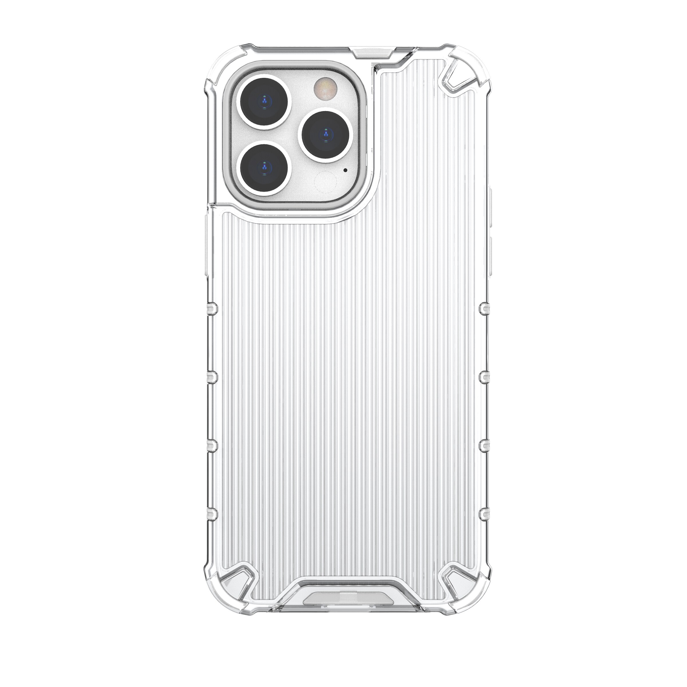 Ombre Protect Case for iPhone 14 Pro panssaroitu kansi vaaleanpunainen ja sininen