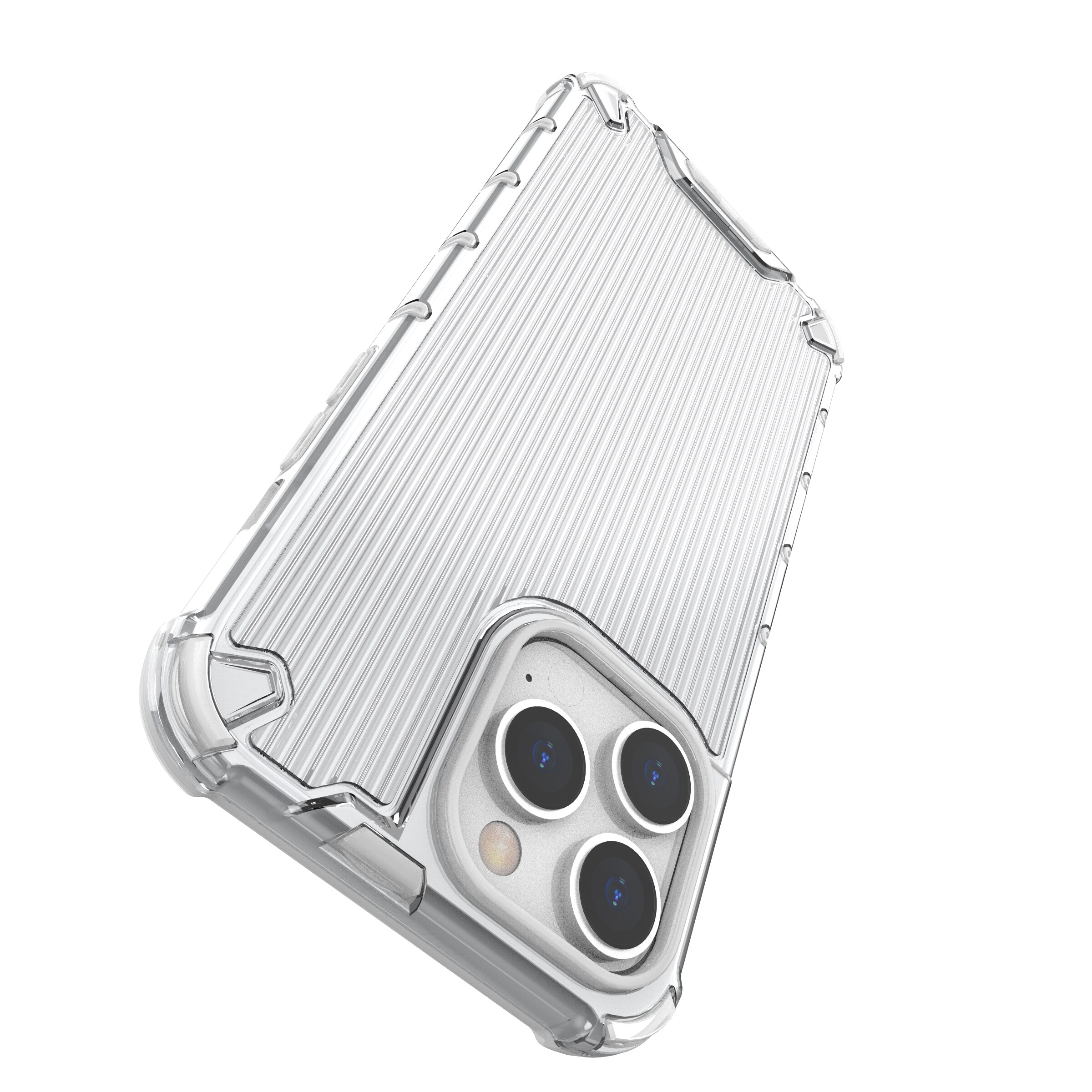 Ombre Protect Case for iPhone 14 Pro panssaroitu kansi vaaleanpunainen ja sininen