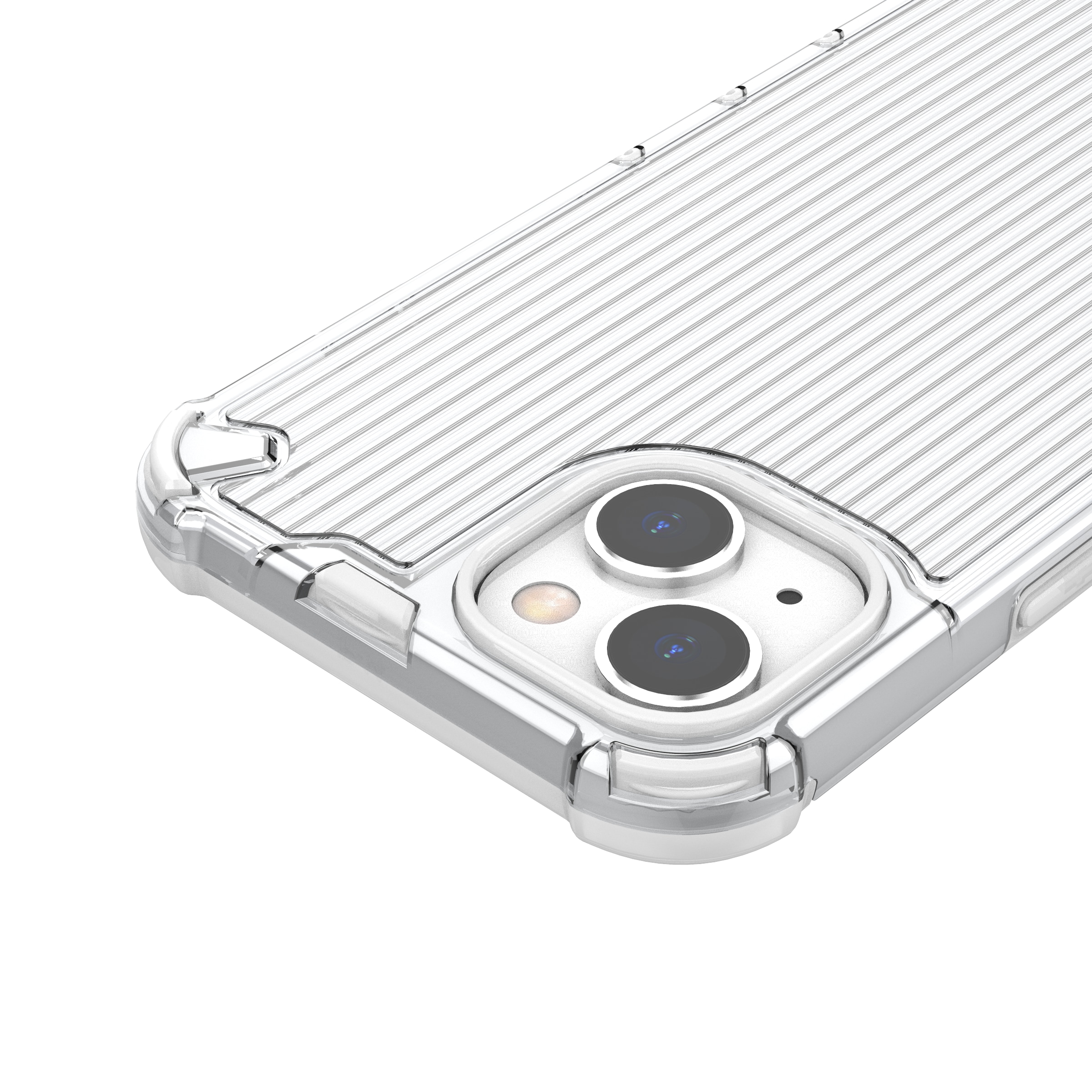 Ombre Suojaa asia iPhone 14 Plus panssaroitu kansi vaaleanpunainen ja sininen