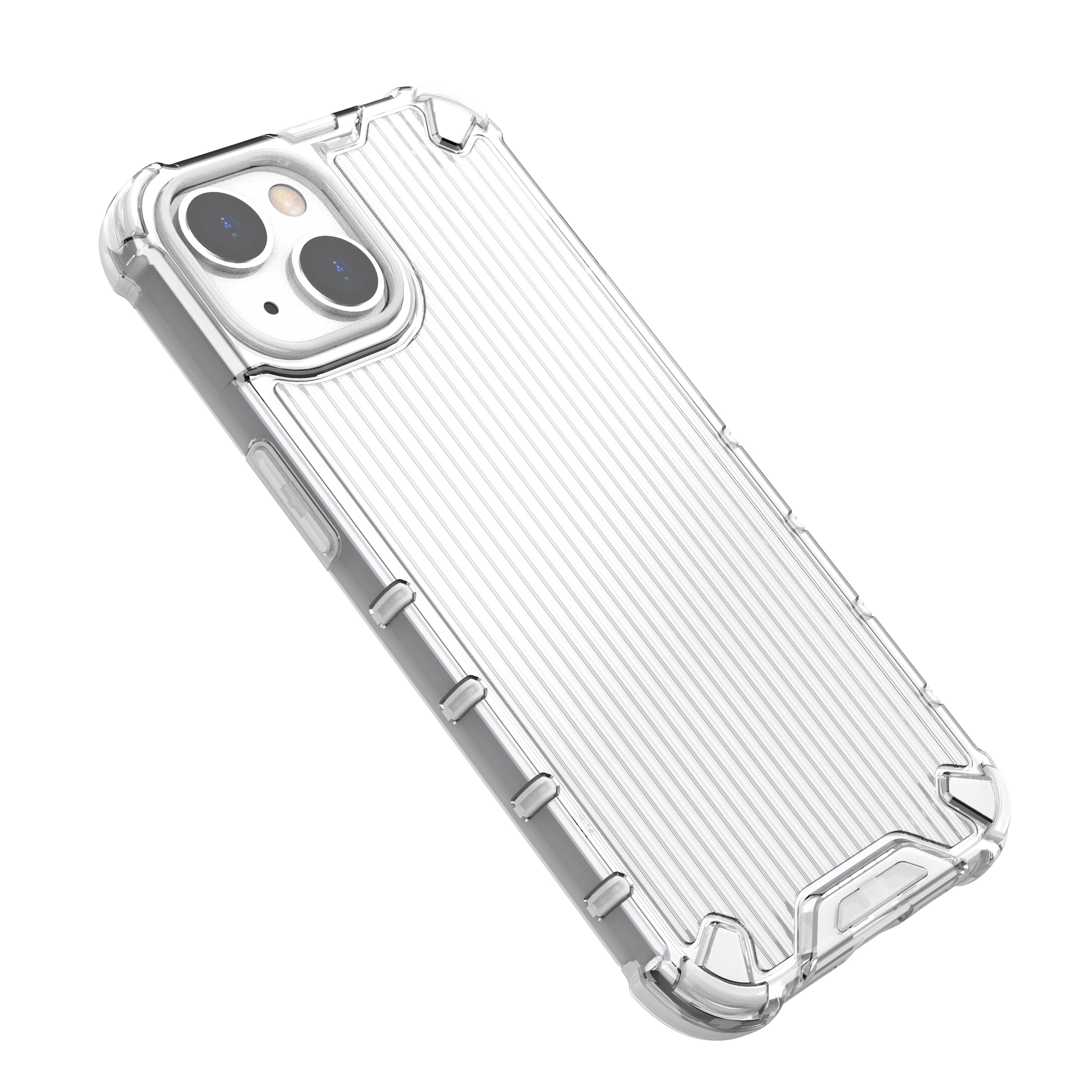 Ombre Suojaa asia iPhone 14 Plus panssaroitu kansi vaaleanpunainen ja sininen
