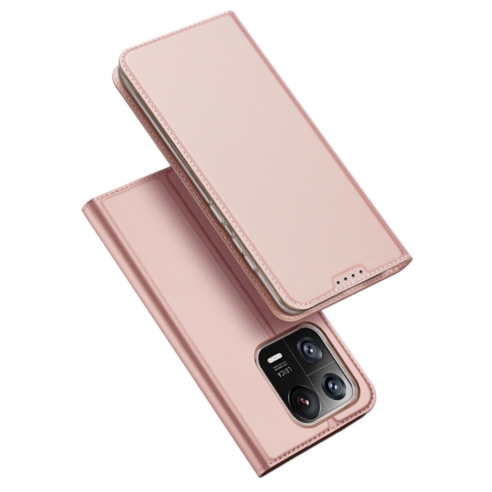 Dux Ducis Skin Pro Case Xiaomi 13 Pro Flip Card lompakko jalusta vaaleanpunainen