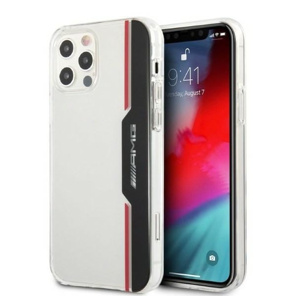 AMG Electroplate Pystysuora kotelo iPhone 12 / iPhone 12 Pro - läpinäkyvä