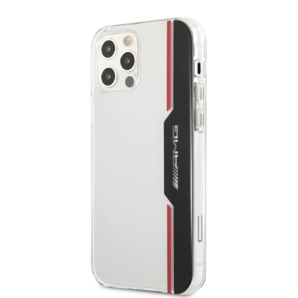 AMG Electroplate Pystysuora kotelo iPhone 12 / iPhone 12 Pro - läpinäkyvä