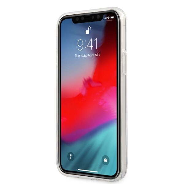 AMG Electroplate Pystysuora kotelo iPhone 12 / iPhone 12 Pro - läpinäkyvä