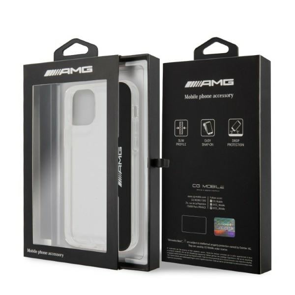 AMG Electroplate Pystysuora kotelo iPhone 12 / iPhone 12 Pro - läpinäkyvä
