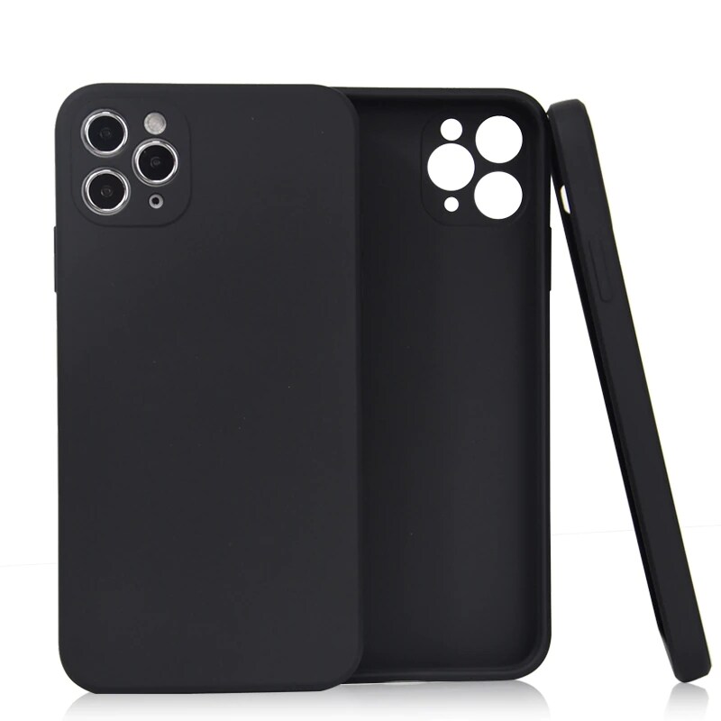 Pehmeä kotelo tapauksessa Samsung Galaxy A34 5G ohut silikoni kansi musta