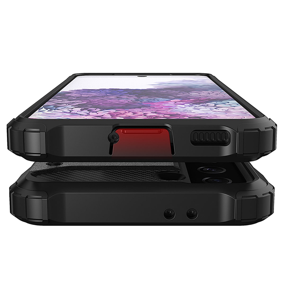 Hybrid Armor tapauksessa Samsung Galaxy S23+ panssaroitu hybridi suojus sininen