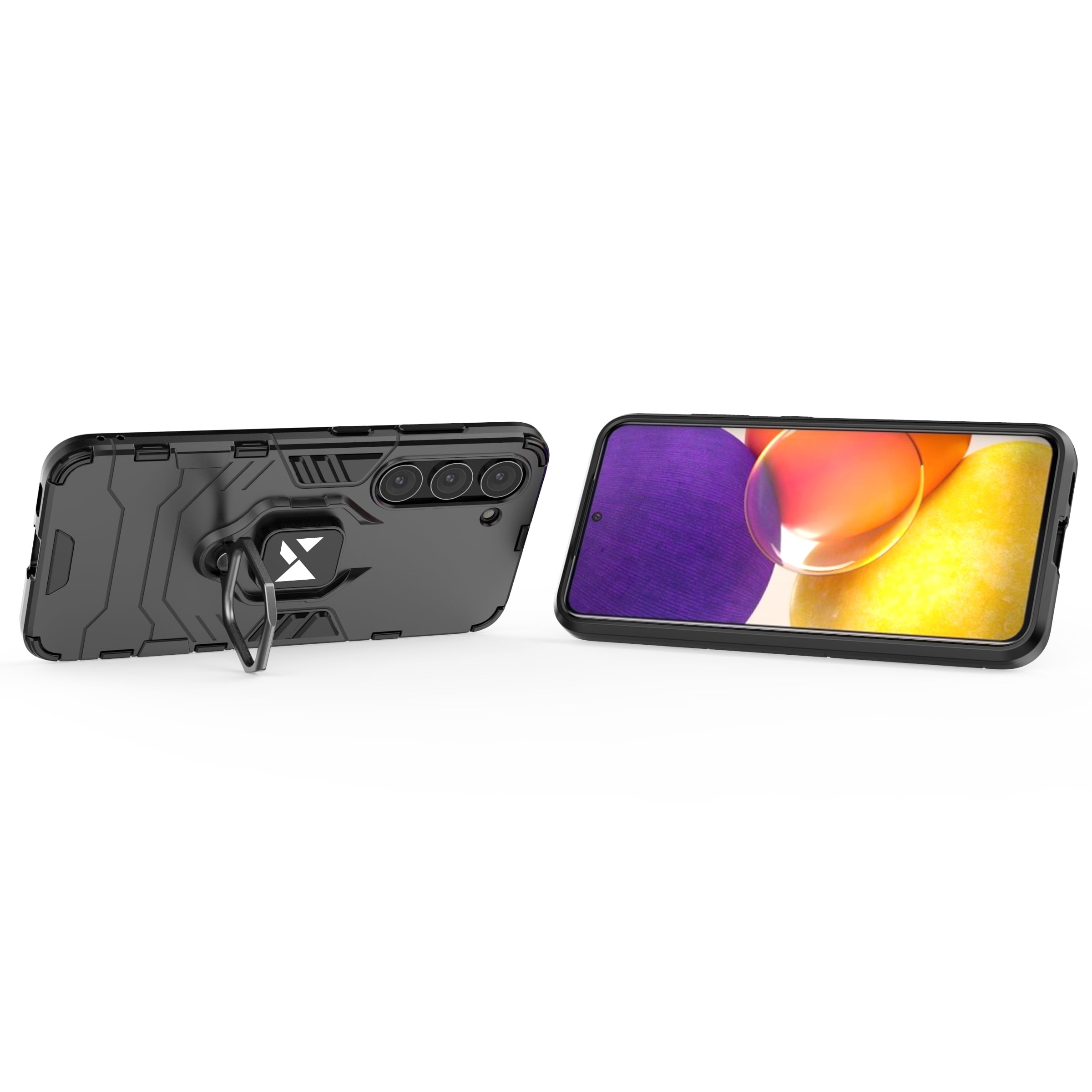 Wozinsky Ring Armor case for Samsung Galaxy S23, magnetic holder, ring, black