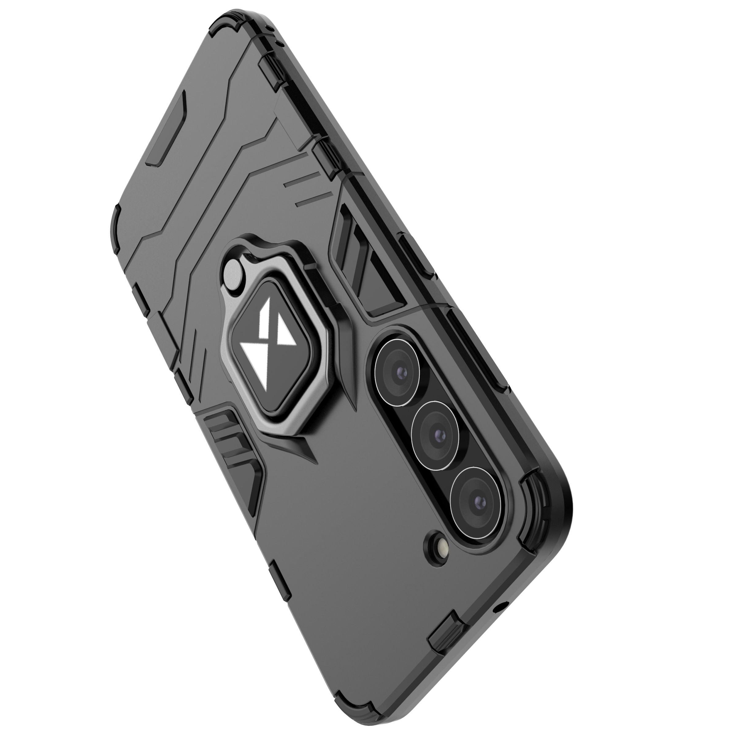 Wozinsky Ring Armor case for Samsung Galaxy S23, magnetic holder, ring, black