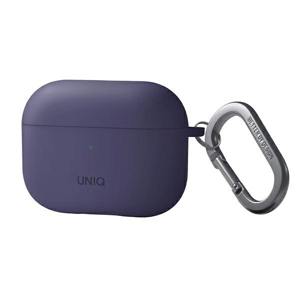 Uniq Nexo -kotelo AirPods Pro 2:lle + korvanapit - violetti