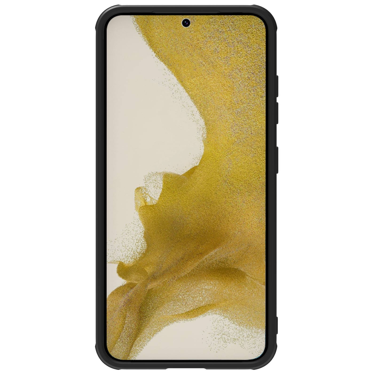 Nillkin Teksturoitu S Kotelo Samsung Galaxy S23+ panssaroitu suojus, jossa on kameran suojus musta