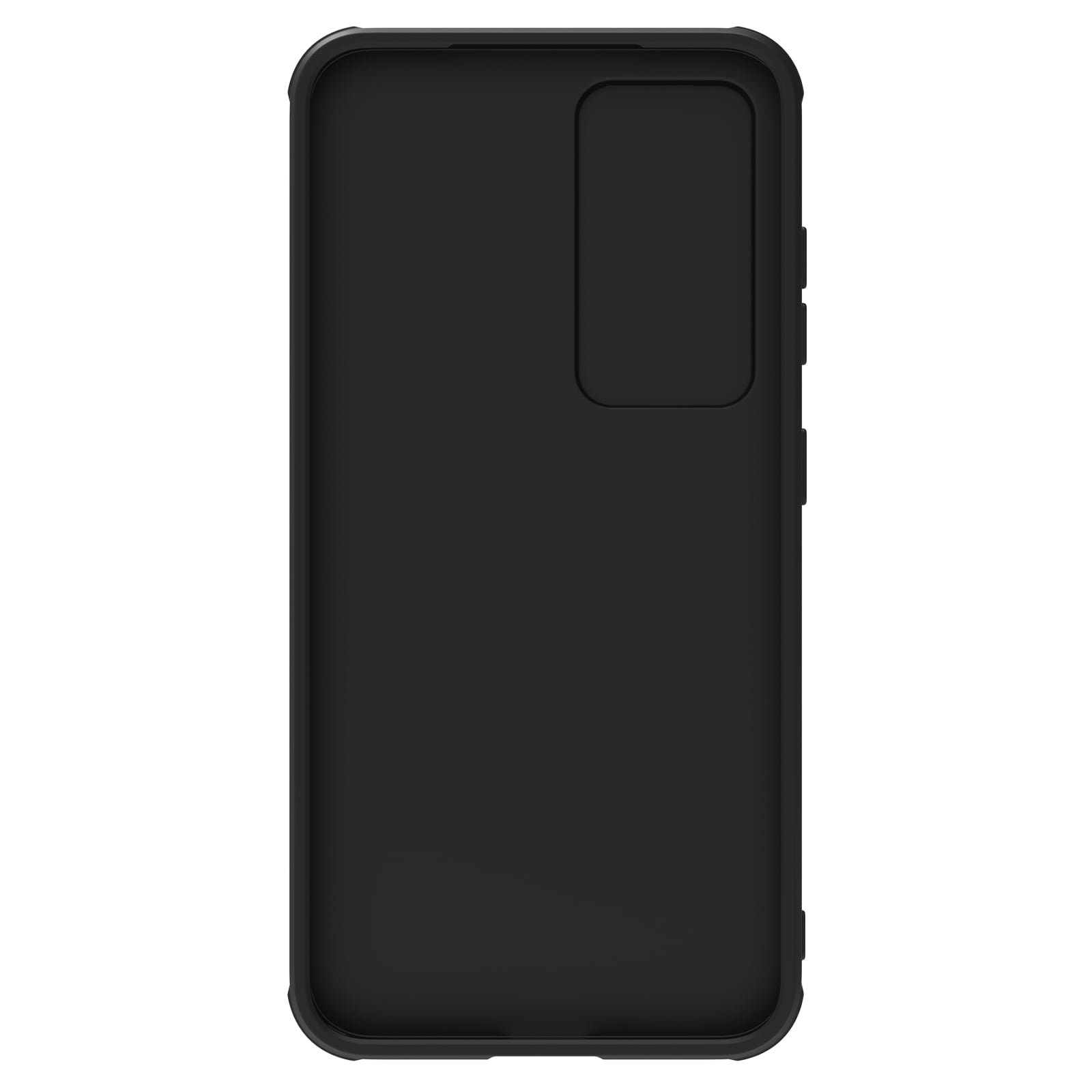 Nillkin Teksturoitu S Kotelo Samsung Galaxy S23+ panssaroitu suojus, jossa on kameran suojus musta