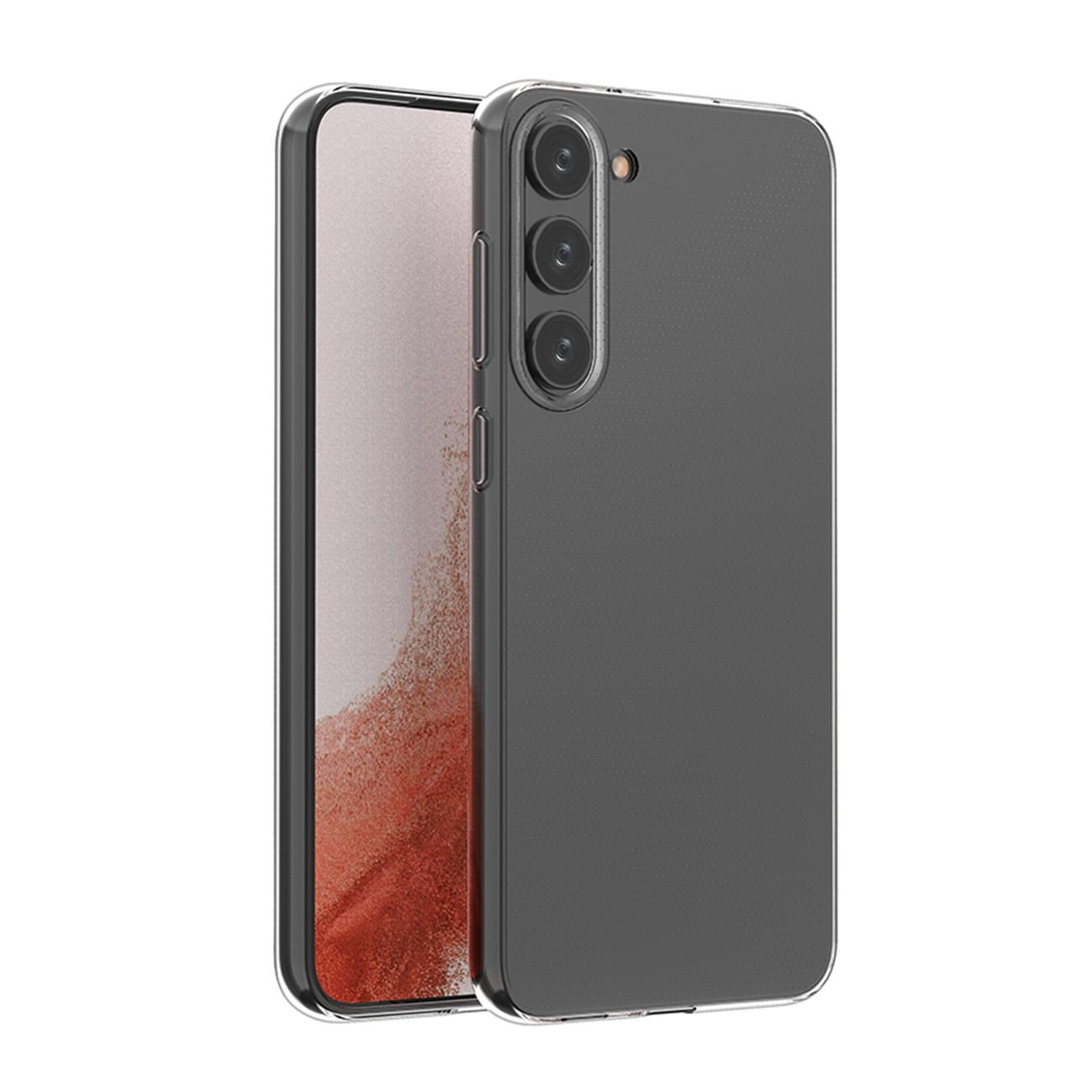 Ultra Clear 0.5mm tapauksessa Samsung Galaxy S23+ ohut kansi läpinäkyvä läpinäkyvä