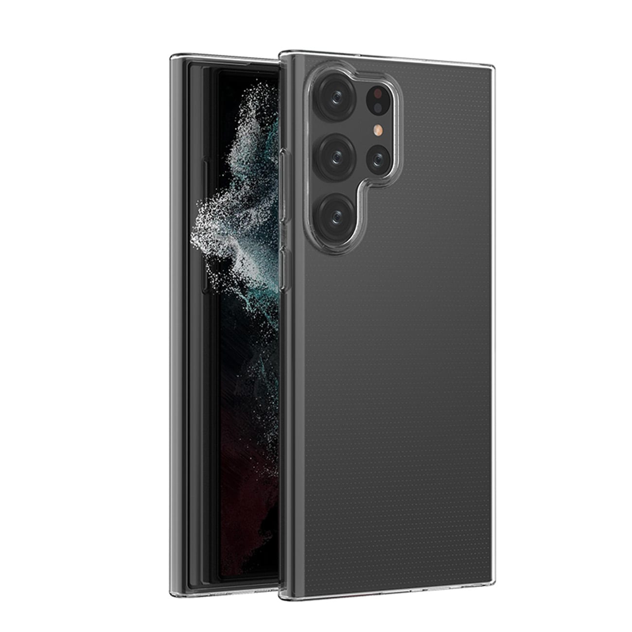 Ultra Clear 0,5 mm tapauksessa Samsung Galaxy S23 Ultra ohut kansi läpinäkyvästä