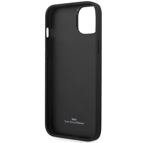 Kotelo BMW BMHCP14S22RPSR iPhone 14 6,1" viininpunainen nahkapenkkien kuviointi