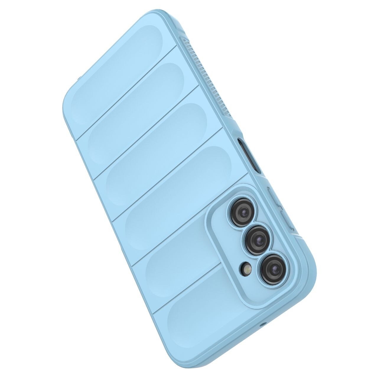 Magic Shield Kotelo Samsung Galaxy A24 4G joustava panssaroitu suojus vaaleansininen vaaleansininen