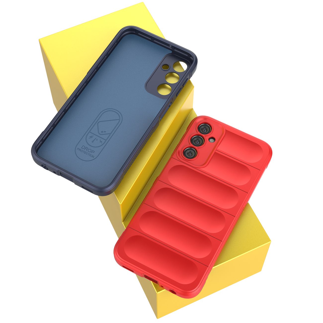 Magic Shield Kotelo Samsung Galaxy A24 4G joustava panssaroitu suojus punainen