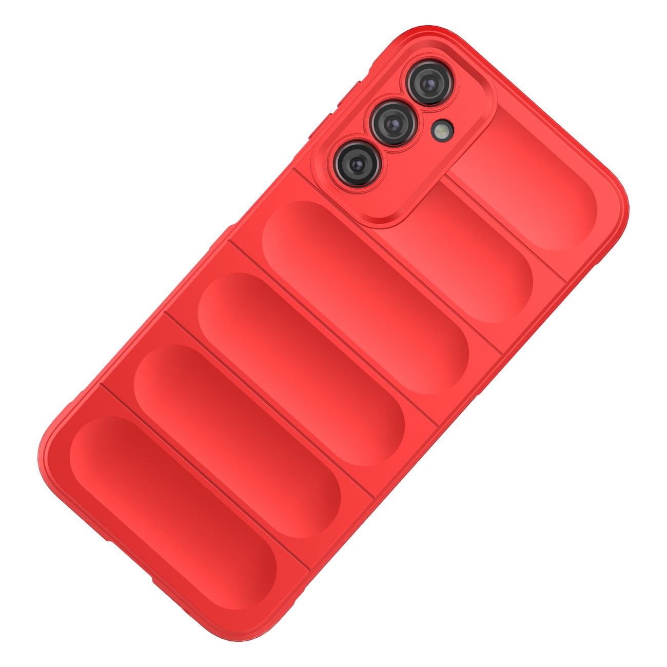 Magic Shield Kotelo Samsung Galaxy A24 4G joustava panssaroitu suojus punainen